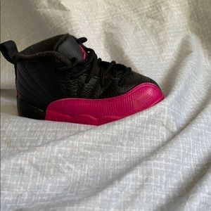Pink/ black Jordan